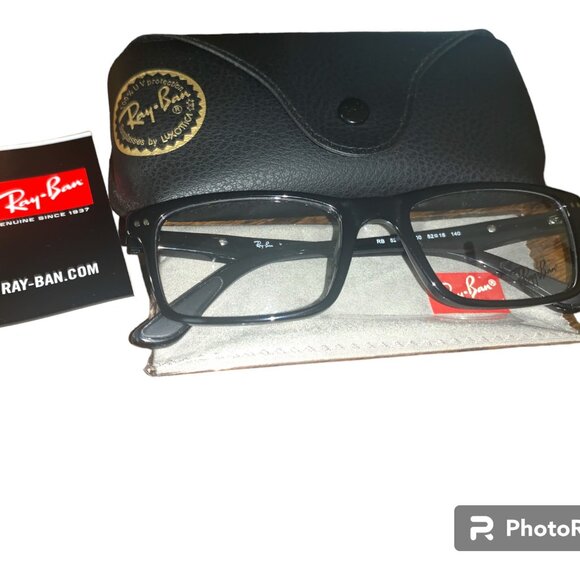 NEW Ray-Ban RB5288 Glasses, Clear Lens, Black Frame - Picture 11 of 13